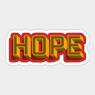 Hope Sticker